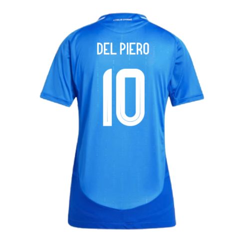 2024-2025 Italy Authentic Home Shirt (Ladies) (DEL PIERO 10)