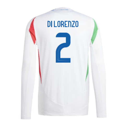 2024-2025 Italy Authentic Long Sleeve Away Shirt (DI LORENZO 2)