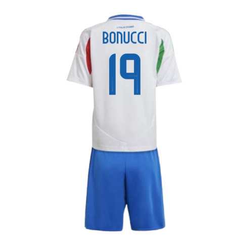 2024-2025 Italy Away Mini Kit (BONUCCI 19)