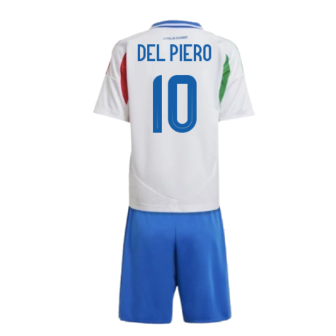 2024-2025 Italy Away Mini Kit (DEL PIERO 10)