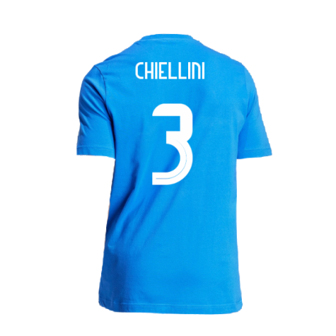 2024-2025 Italy DNA Graphic Tee (Blue) (CHIELLINI 3)