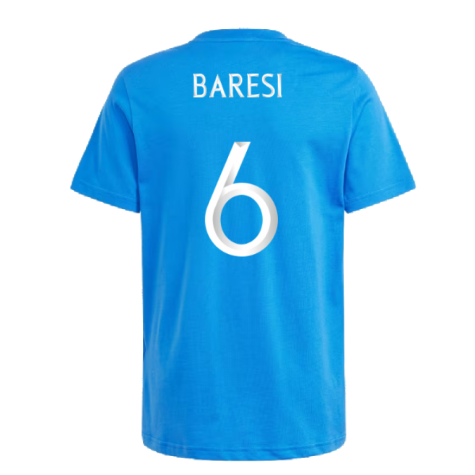 2024-2025 Italy DNA Tee (Blue) - Kids (BARESI 6)