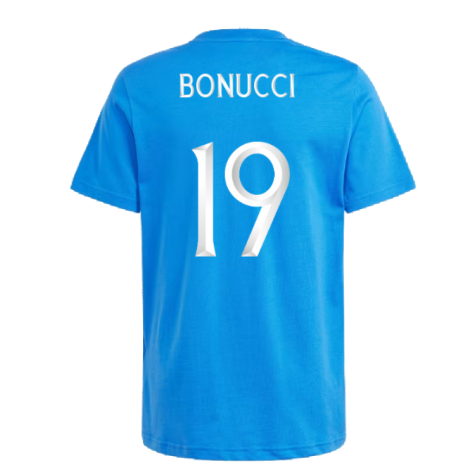 2024-2025 Italy DNA Tee (Blue) - Kids (BONUCCI 19)