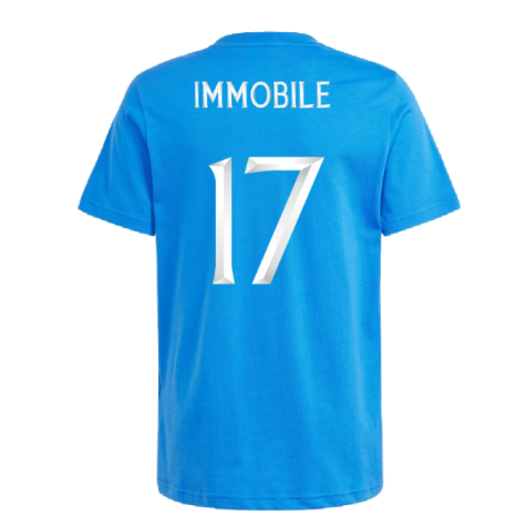 2024-2025 Italy DNA Tee (Blue) - Kids (IMMOBILE 17)