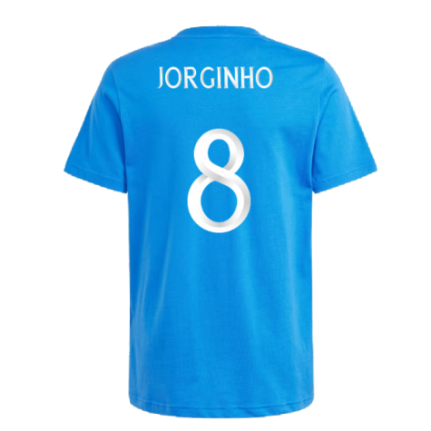 2024-2025 Italy DNA Tee (Blue) - Kids (JORGINHO 8)