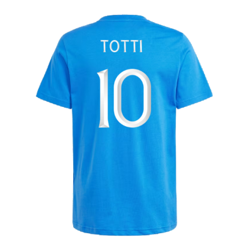 2024-2025 Italy DNA Tee (Blue) - Kids (TOTTI 10)