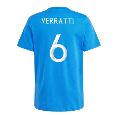 2024-2025 Italy DNA Tee (Blue) - Kids (VERRATTI 6)