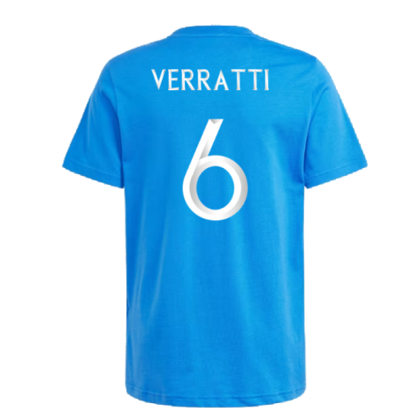 2024-2025 Italy DNA Tee (Blue) - Kids (VERRATTI 6)