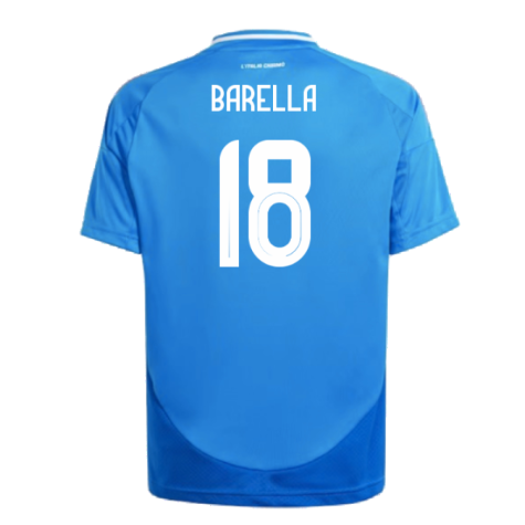 2024-2025 Italy Home Shirt (Kids) (BARELLA 18)