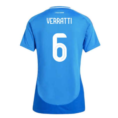 2024-2025 Italy Home Shirt (Ladies) (VERRATTI 6)