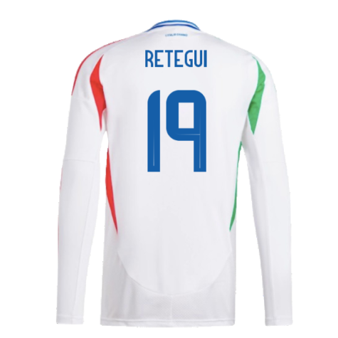 2024-2025 Italy Long Sleeve Away Shirt (RETEGUI 19)