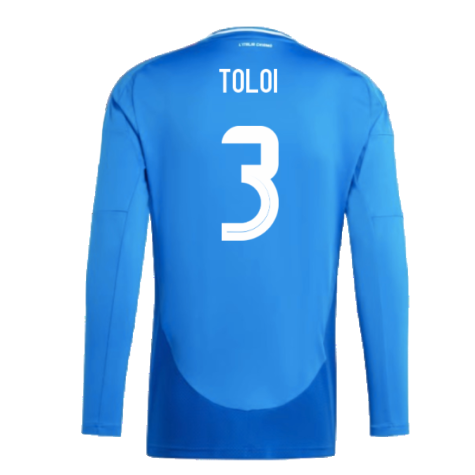 2024-2025 Italy Long Sleeve Home Shirt (TOLOI 3)