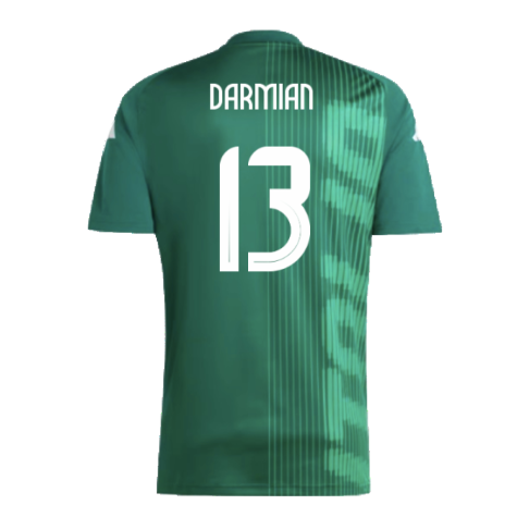 2024-2025 Italy Pre-Match Shirt (Green) (DARMIAN 13)