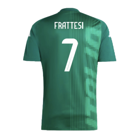 2024-2025 Italy Pre-Match Shirt (Green) (FRATTESI 7)