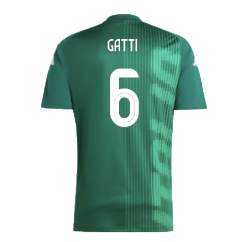 2024-2025 Italy Pre-Match Shirt (Green) (GATTI 6)