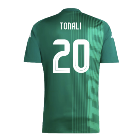 2024-2025 Italy Pre-Match Shirt (Green) (TONALI 20)