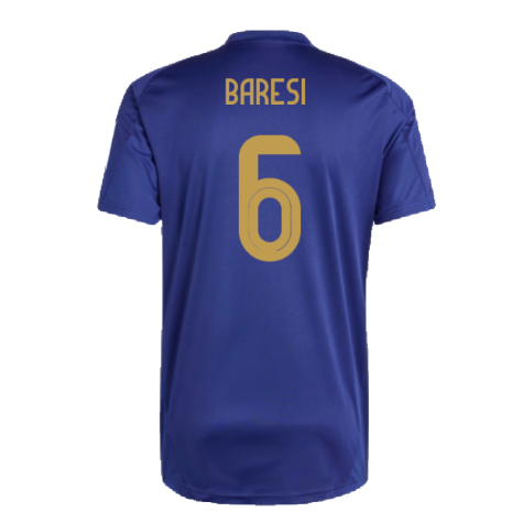 2024-2025 Italy Training Jersey (Navy) (BARESI 6)