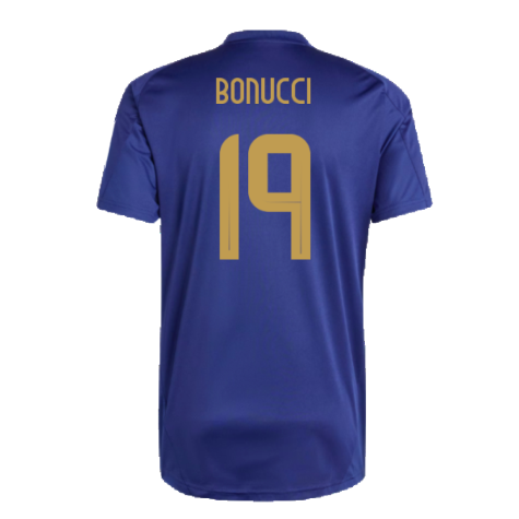 2024-2025 Italy Training Jersey (Navy) (BONUCCI 19)