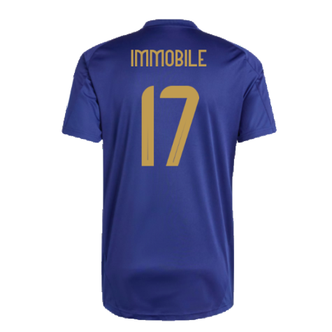 2024-2025 Italy Training Jersey (Navy) (IMMOBILE 17)