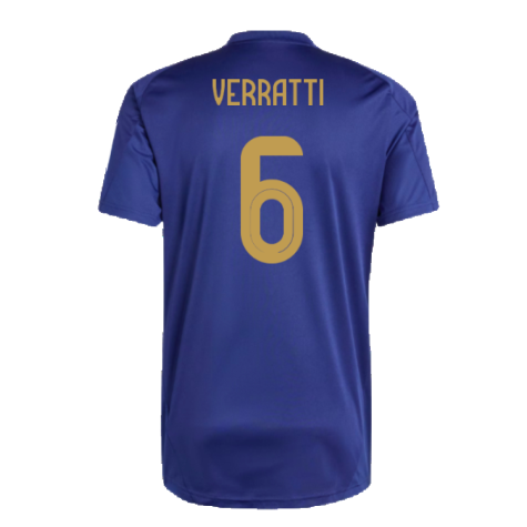 2024-2025 Italy Training Jersey (Navy) (VERRATTI 6)