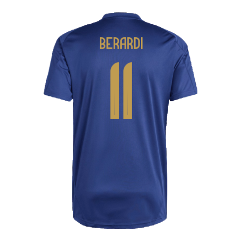 2024-2025 Italy Training Tee (Navy) (BERARDI 11)