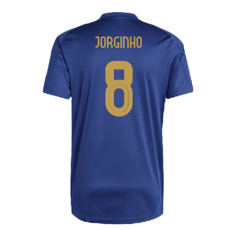 2024-2025 Italy Training Tee (Navy) (JORGINHO 8)