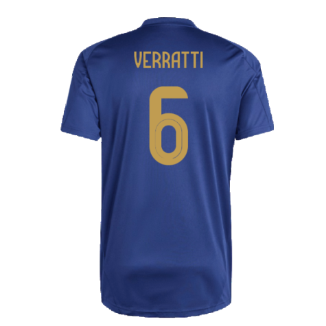 2024-2025 Italy Training Tee (Navy) (VERRATTI 6)