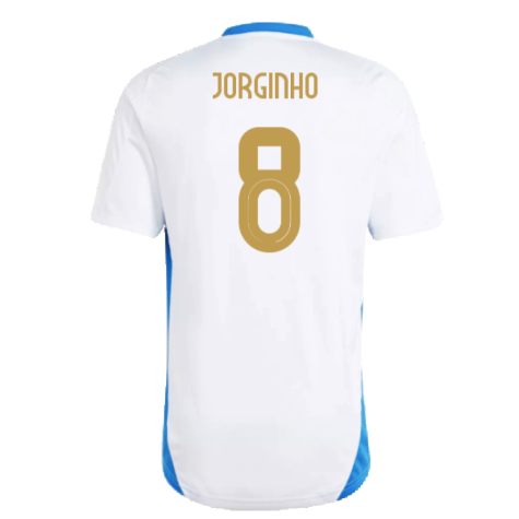 2024-2025 Italy Training Tee (White) (JORGINHO 8)