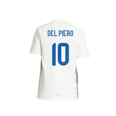 2024-2025 Italy Travel Tee (Off White) (DEL PIERO 10)