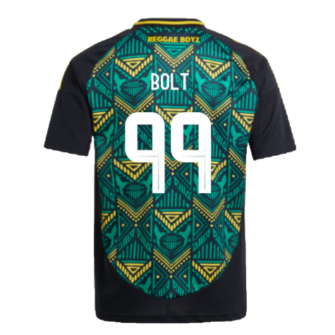 2024-2025 Jamaica Away Shirt (Kids) (Bolt 99)