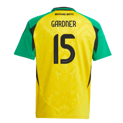 2024-2025 Jamaica Home Shirt (Kids) (Gardner 15)