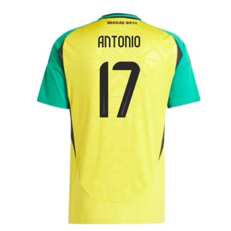 2024-2025 Jamaica Home Shirt (Womens) (Antonio 17)