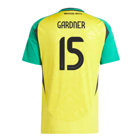 2024-2025 Jamaica Home Shirt (Womens) (Gardner 15)