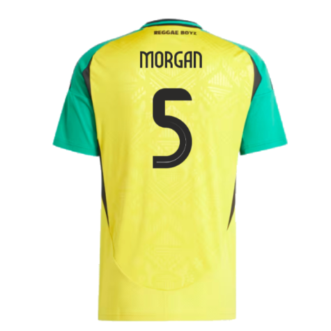 2024-2025 Jamaica Home Shirt (Womens) (Morgan 5)