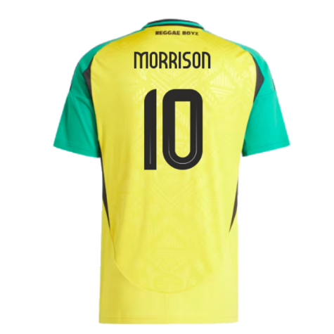 2024-2025 Jamaica Home Shirt (Womens) (Morrison 10)