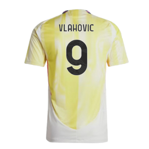 2024-2025 Juventus Authentic Away Shirt (Vlahovic 9)