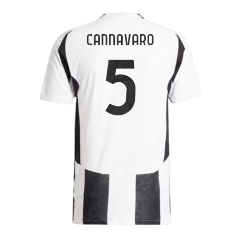 2024-2025 Juventus Authentic Home Shirt (Cannavaro 5)