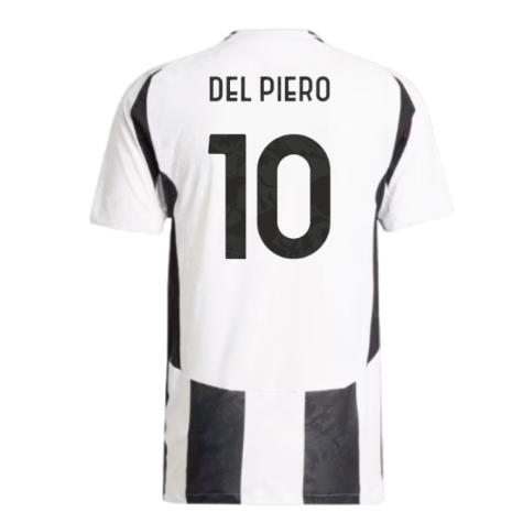 2024-2025 Juventus Authentic Home Shirt (Del Piero 10)