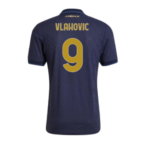 2024-2025 Juventus Authentic Third Shirt (Vlahovic 9)