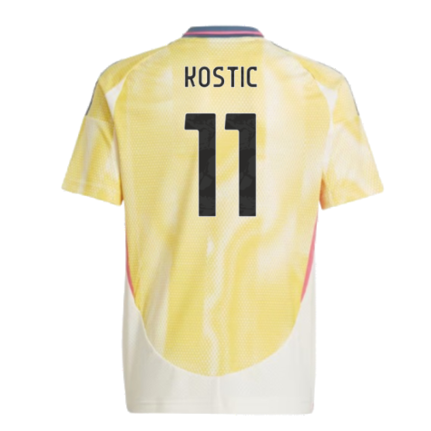 2024-2025 Juventus Away Shirt (Kids) (Kostic 11)