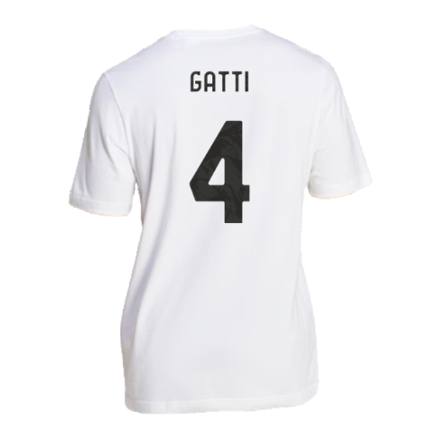 2024-2025 Juventus DNA Graphic Tee (White) (Gatti 4)