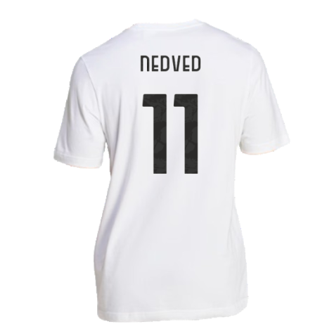 2024-2025 Juventus DNA Graphic Tee (White) (Nedved 11)