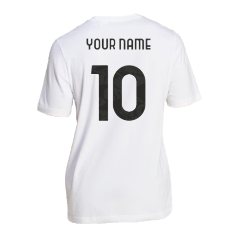 2024-2025 Juventus DNA Graphic Tee (White) (Your Name)