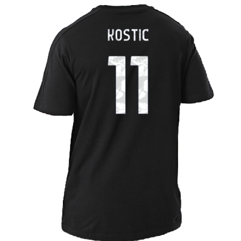 2024-2025 Juventus DNA Tee (Black) (Kostic 11)