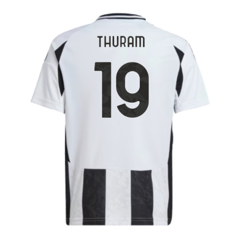 2024-2025 Juventus Home Mini Kit (Thuram 19)