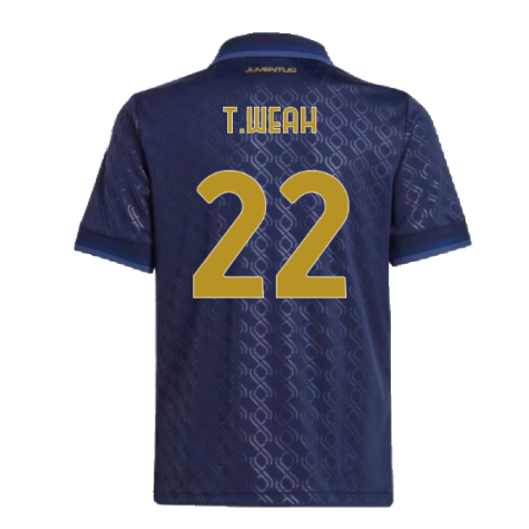 2024-2025 Juventus Third Shirt (Kids) (T.Weah 22)