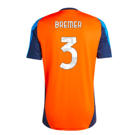 2024-2025 Juventus Training Jersey (Orange) (Bremer 3)