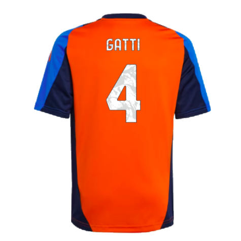 2024-2025 Juventus Training Jersey (Orange) - Kids (Gatti 4)