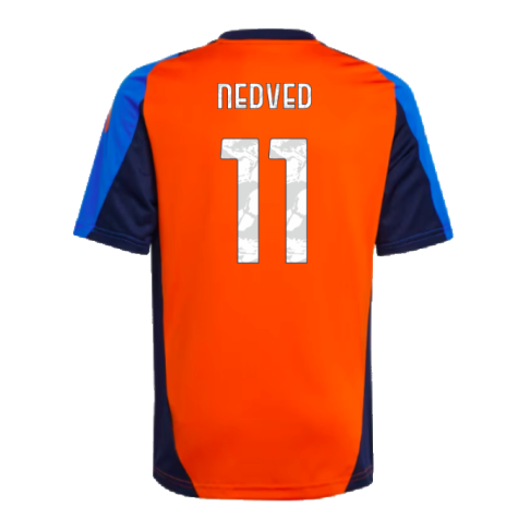 2024-2025 Juventus Training Jersey (Orange) - Kids (Nedved 11)