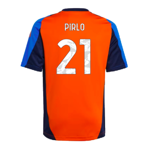 2024-2025 Juventus Training Jersey (Orange) - Kids (Pirlo 21)